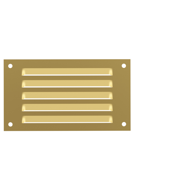 AIR VENTILATION GRILLE COVER  5x8.5cm / GOLD